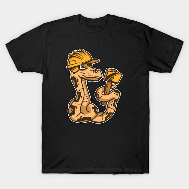 Builder Snake T-Shirt by The Urban Attire Co. ⭐⭐⭐⭐⭐